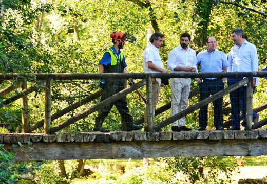 A Xunta inviste preto dun millón de euros na limpeza e conservación de leitos fluviais na demaracación Galicia-Norte